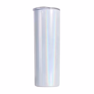 Stainless steel Shimmer Tumbler W/ Straw