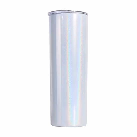 Stainless steel Shimmer Tumbler W/ Straw