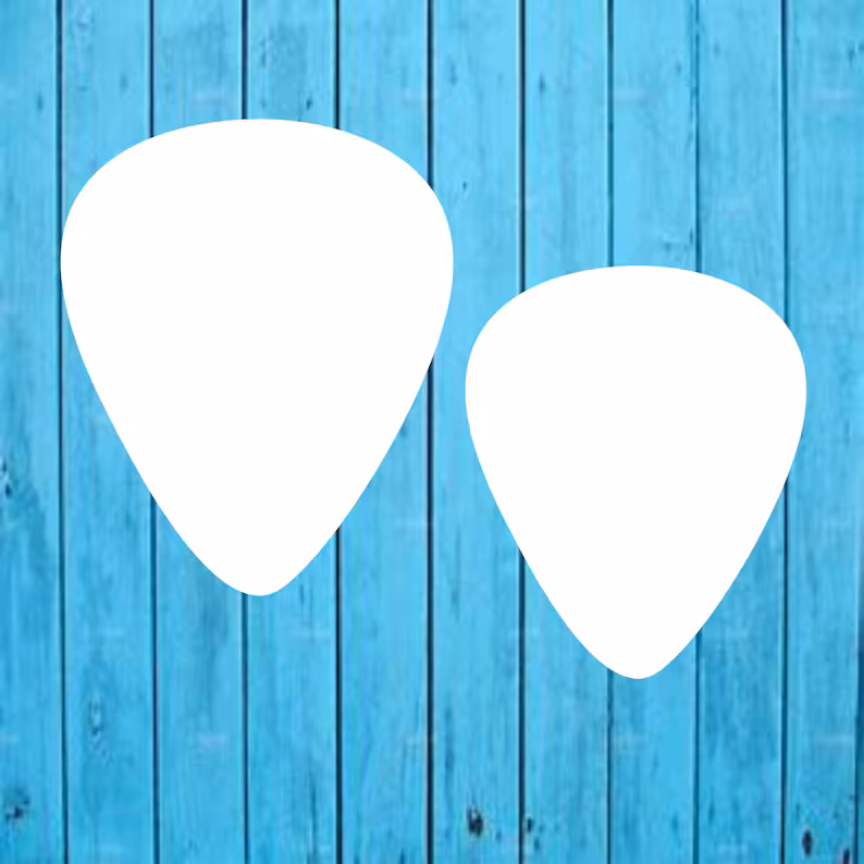 Double Sided Aluminum Guitar Pick
